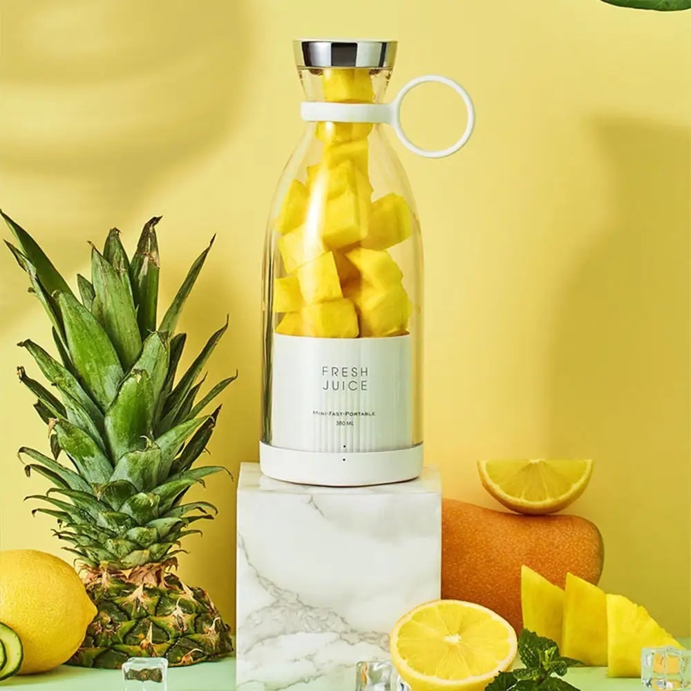 Portable Blender, Rechargeable Personal Fruit USB Smoothie Blender Mixer Juicer